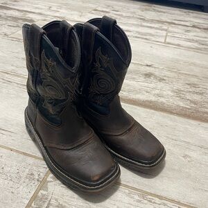 Georgia Boot Kids’ 8” Carbo Tec Cowboy Boots